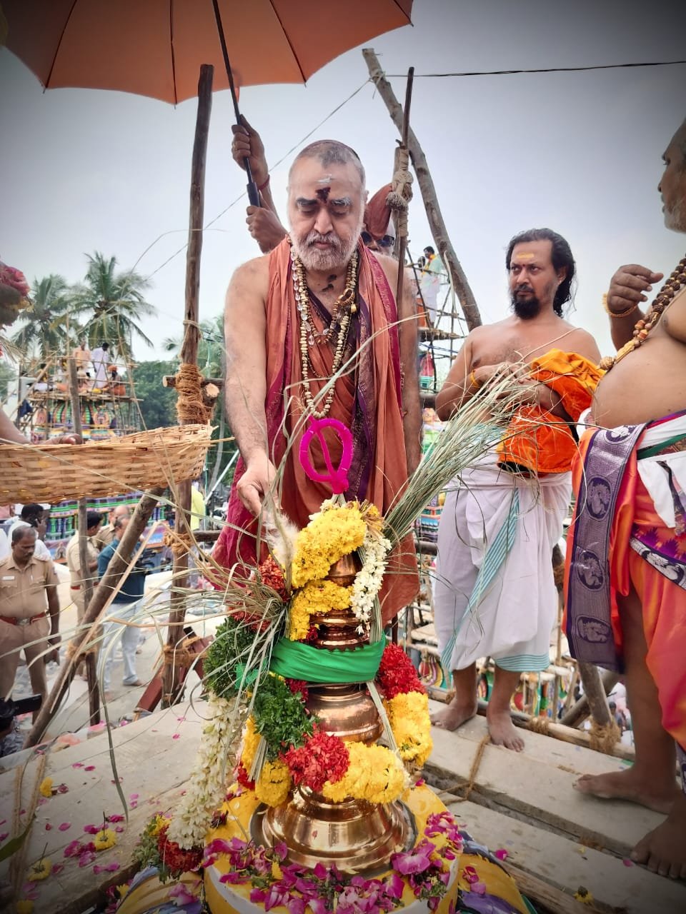 Kumbabhishekam of Sri Nandanar temple performed at Aadhanur